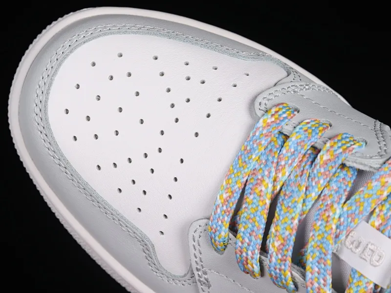 All Categories Air Jordan Jordan Series Basketball Shoes Air Jordan 1 Low Z Edition Air Jordan 1 Low "Gcel" AJ1 Joe 1 Silver Sports Culture Basketball Shoes DX6070-101